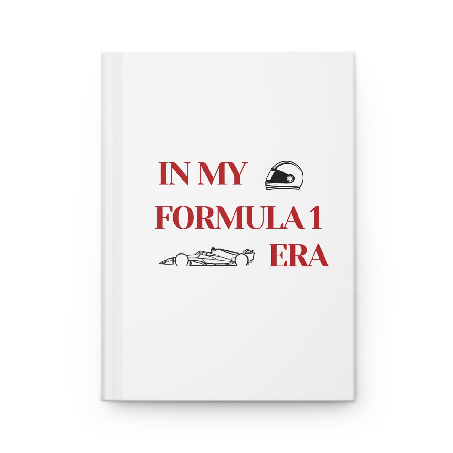 Formula 1 Inspired Hardcover Journal, Racing Notebook for Fans, Gift for Motorsports Enthusiasts, Car Lover's Journal, F1 Fan Stationery