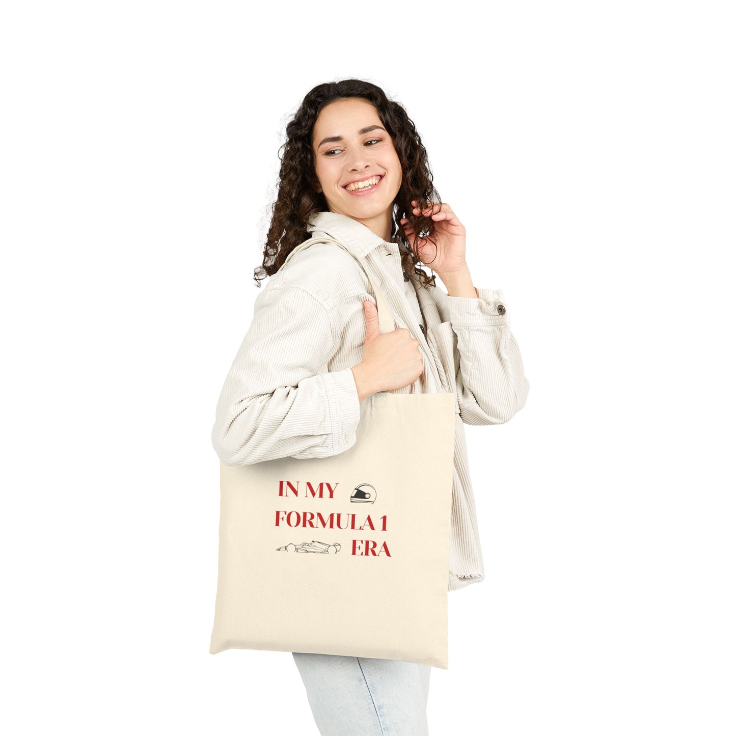 Inspirational Cotton Canvas Tote Bag - Eco-Friendly Shopping, Daily Use, Gift for Students, Motivational Bag, Reusable Grocery Tote