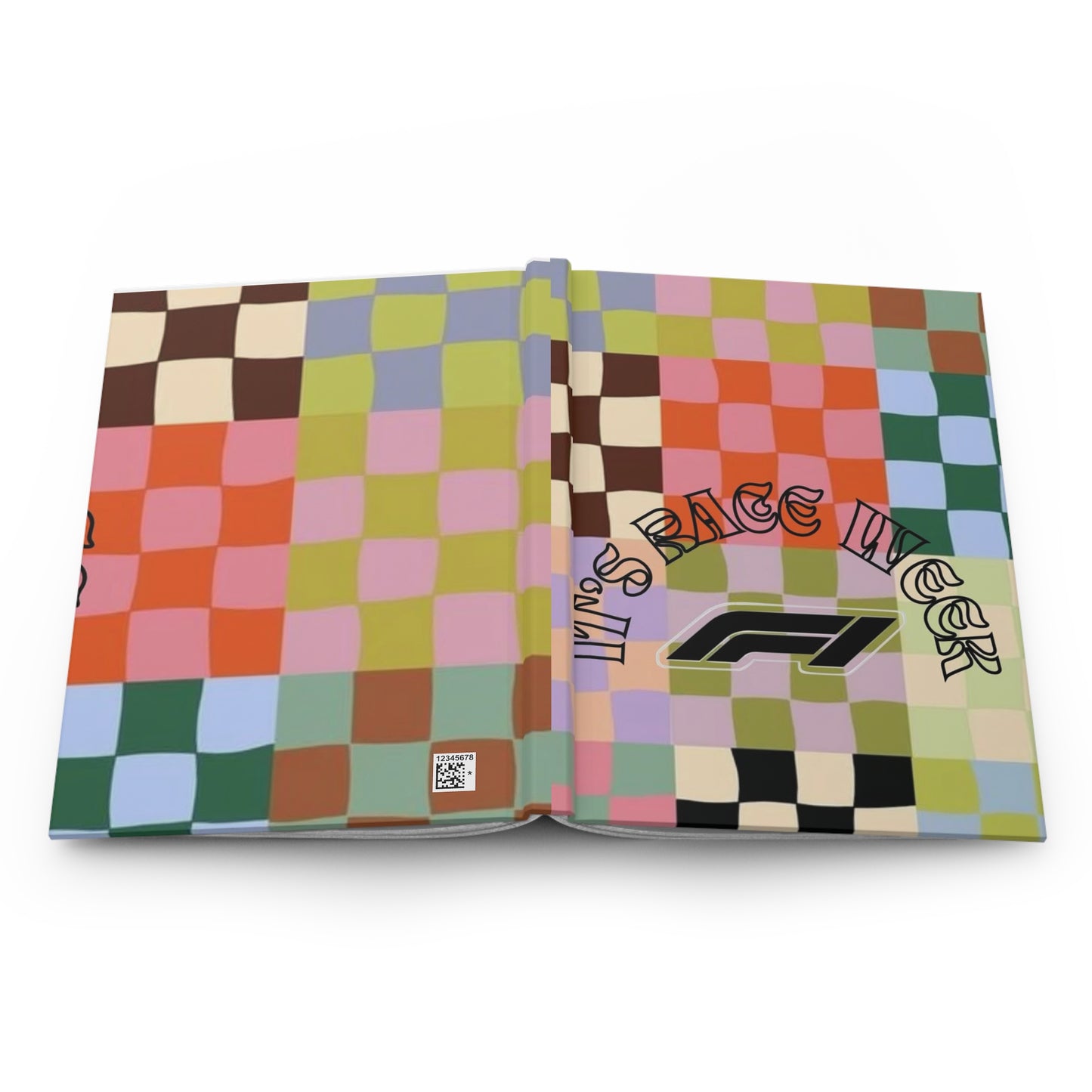 Colorful Hard Cover Journal - Perfect for Racing Fans, Gift for Writers, Daily Planner, Creative Notebook, Aesthetic Stationery