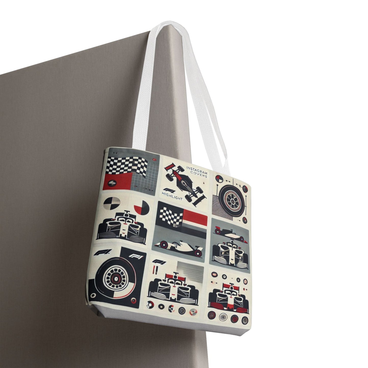 Racing Enthusiast Tote Bag - Perfect for Track Days, Gifts for Car Lovers, Casual Carryall, Auto Racing Events, Stylish Shopping Bag