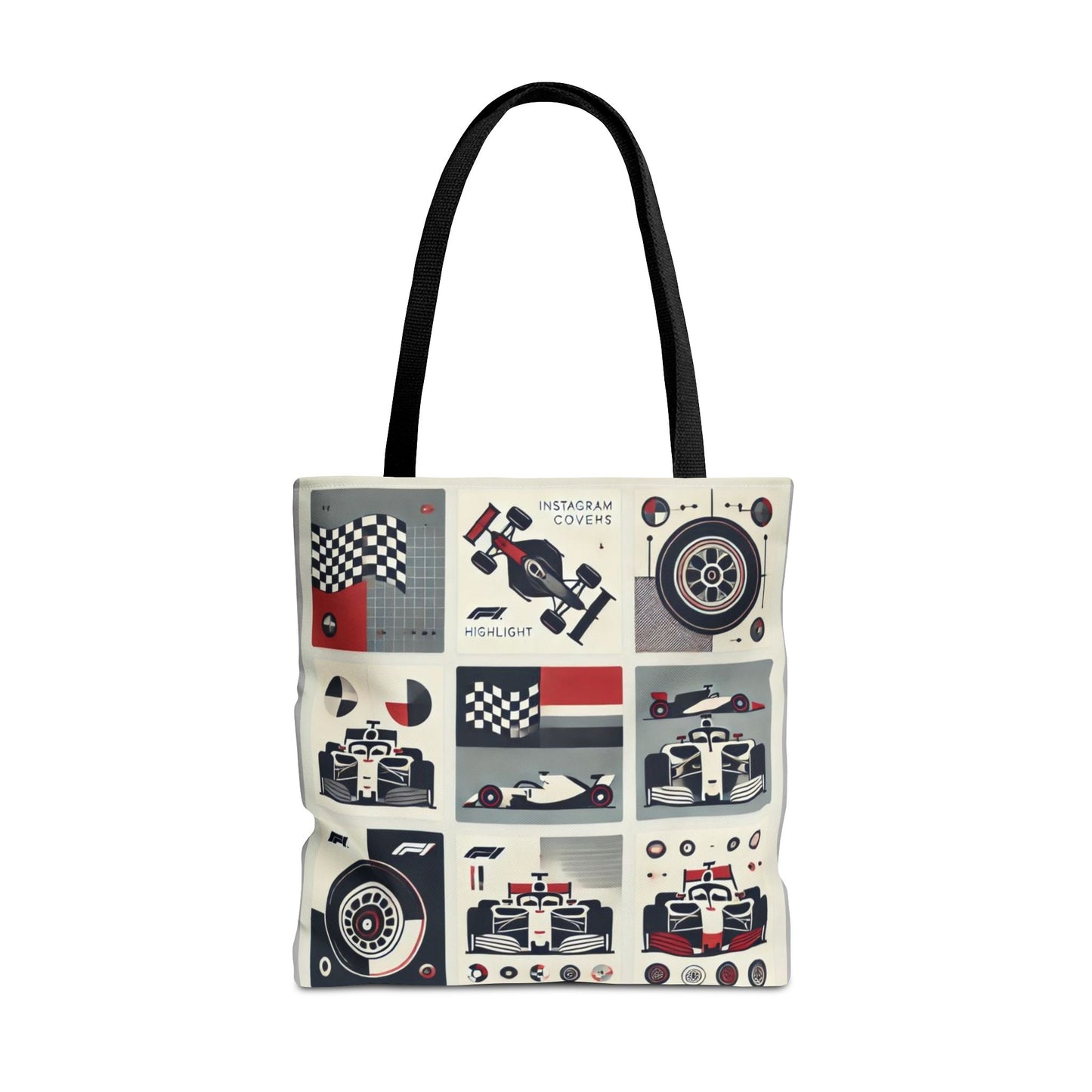 Racing Enthusiast Tote Bag - Perfect for Track Days, Gifts for Car Lovers, Casual Carryall, Auto Racing Events, Stylish Shopping Bag