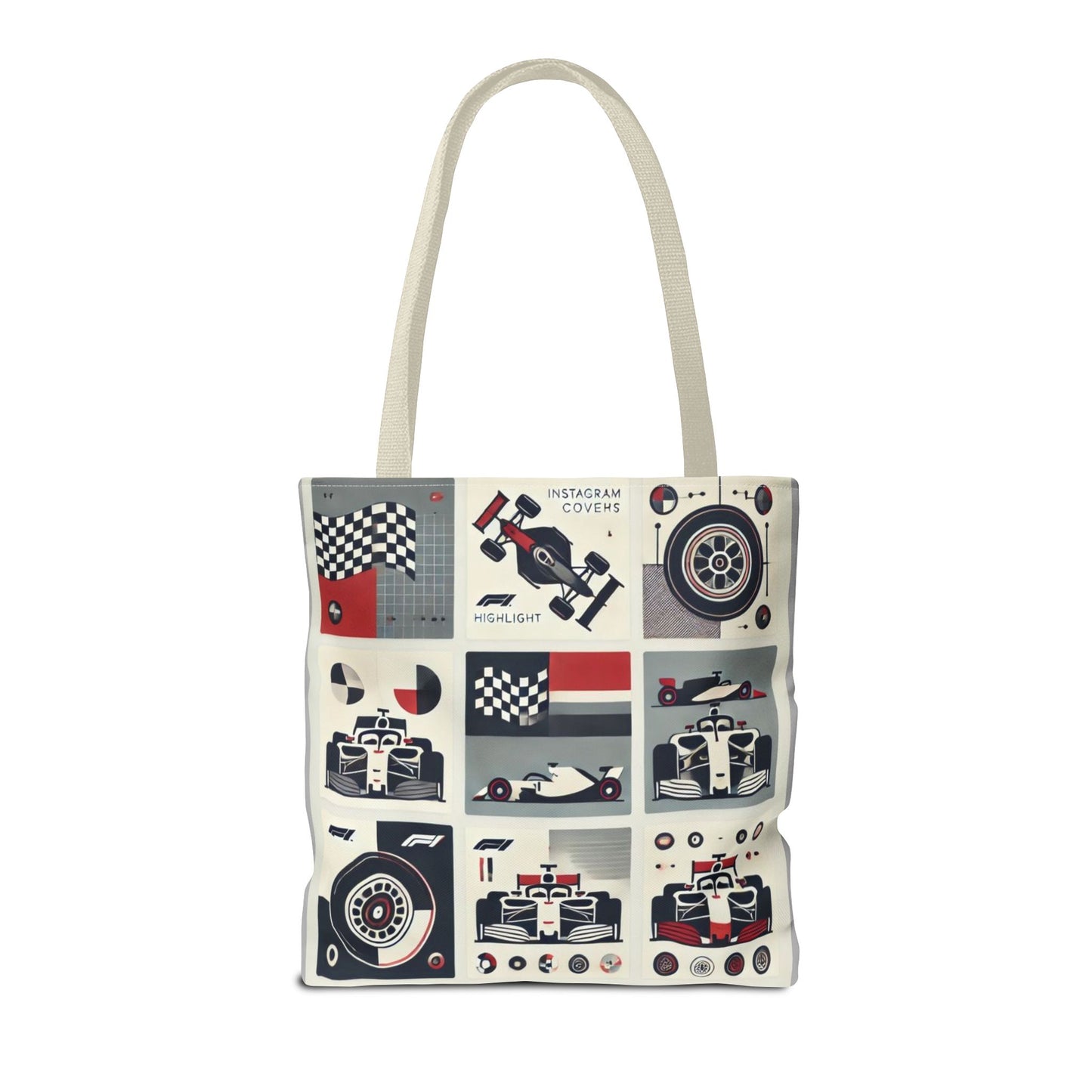 Racing Enthusiast Tote Bag - Perfect for Track Days, Gifts for Car Lovers, Casual Carryall, Auto Racing Events, Stylish Shopping Bag
