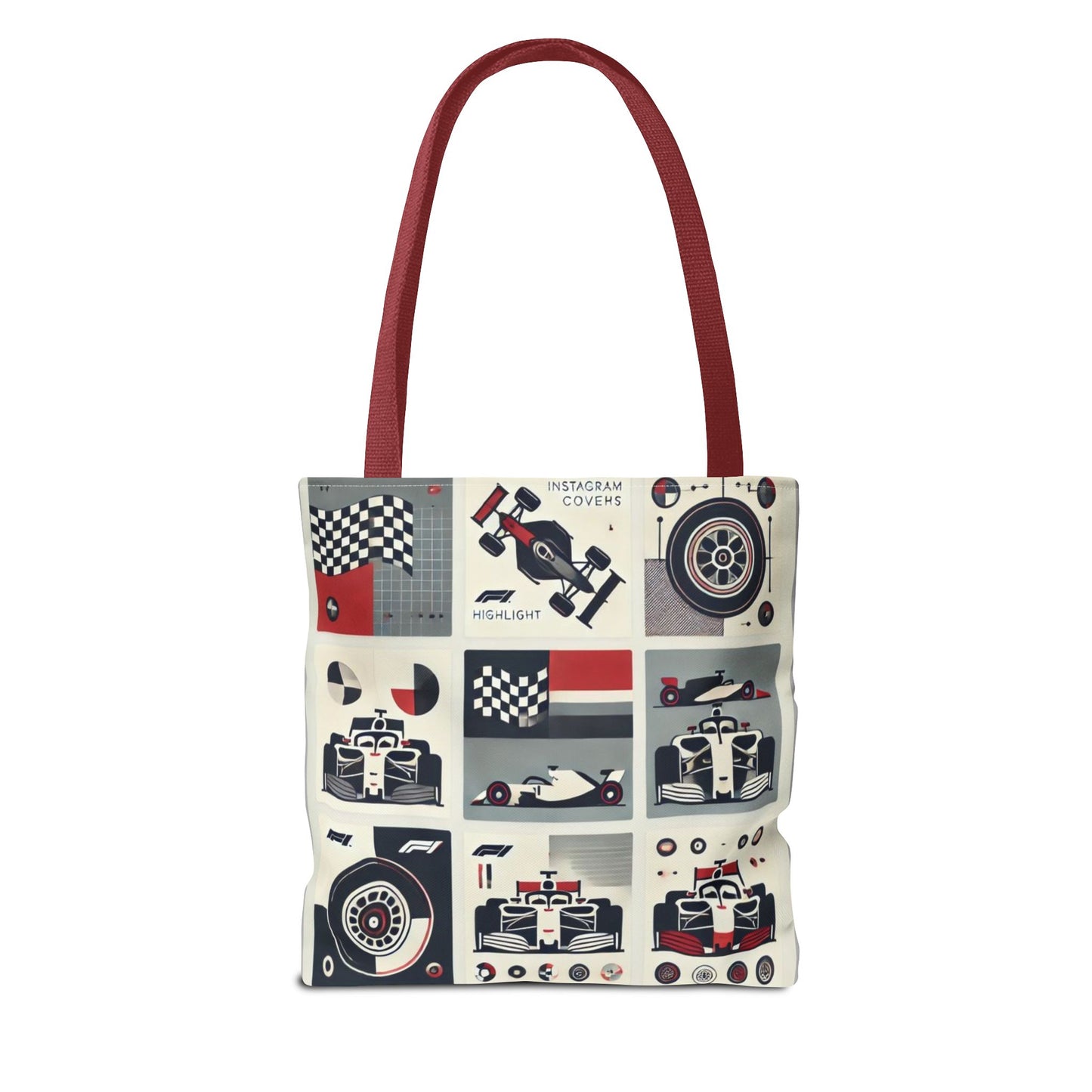 Racing Enthusiast Tote Bag - Perfect for Track Days, Gifts for Car Lovers, Casual Carryall, Auto Racing Events, Stylish Shopping Bag