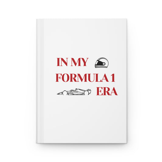 Formula 1 Inspired Hardcover Journal, Racing Notebook for Fans, Gift for Motorsports Enthusiasts, Car Lover's Journal, F1 Fan Stationery