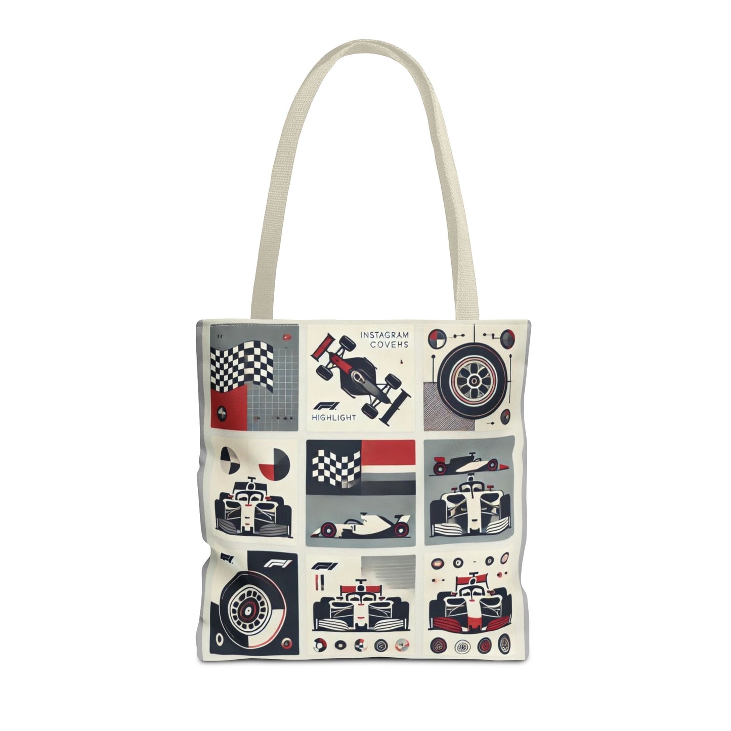 Racing Enthusiast Tote Bag - Perfect for Track Days, Gifts for Car Lovers, Casual Carryall, Auto Racing Events, Stylish Shopping Bag
