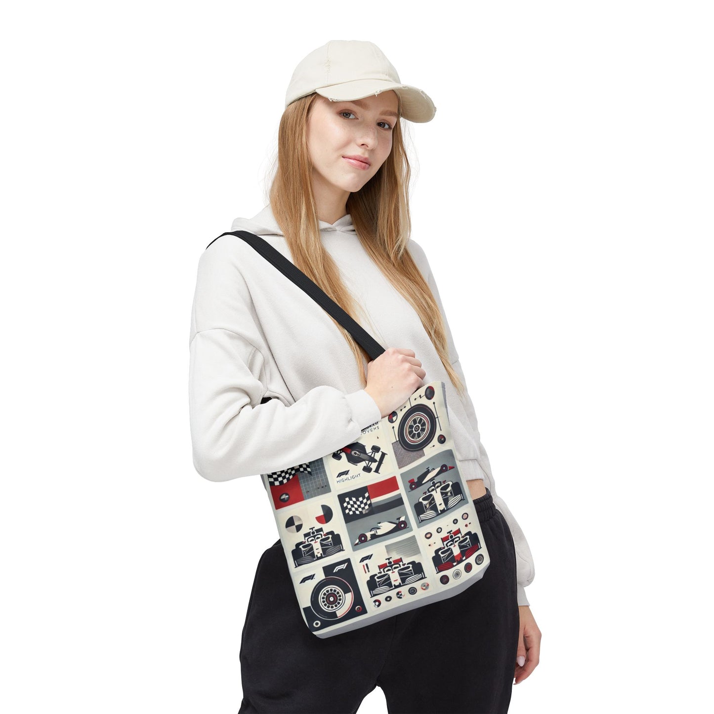 Racing Enthusiast Tote Bag - Perfect for Track Days, Gifts for Car Lovers, Casual Carryall, Auto Racing Events, Stylish Shopping Bag