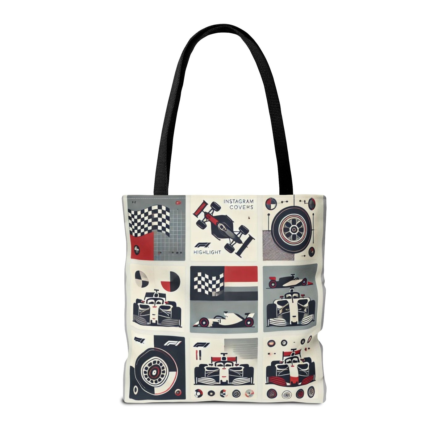 Racing Enthusiast Tote Bag - Perfect for Track Days, Gifts for Car Lovers, Casual Carryall, Auto Racing Events, Stylish Shopping Bag