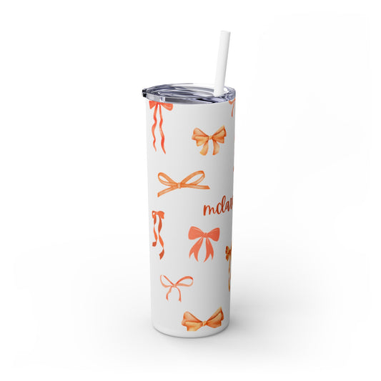 Charming Bow-Patterned Tumbler, Perfect Gift for Girly Girls, Birthday, Graduation, Summer, Drinkware, Cute Accessories, Fashionable [...]