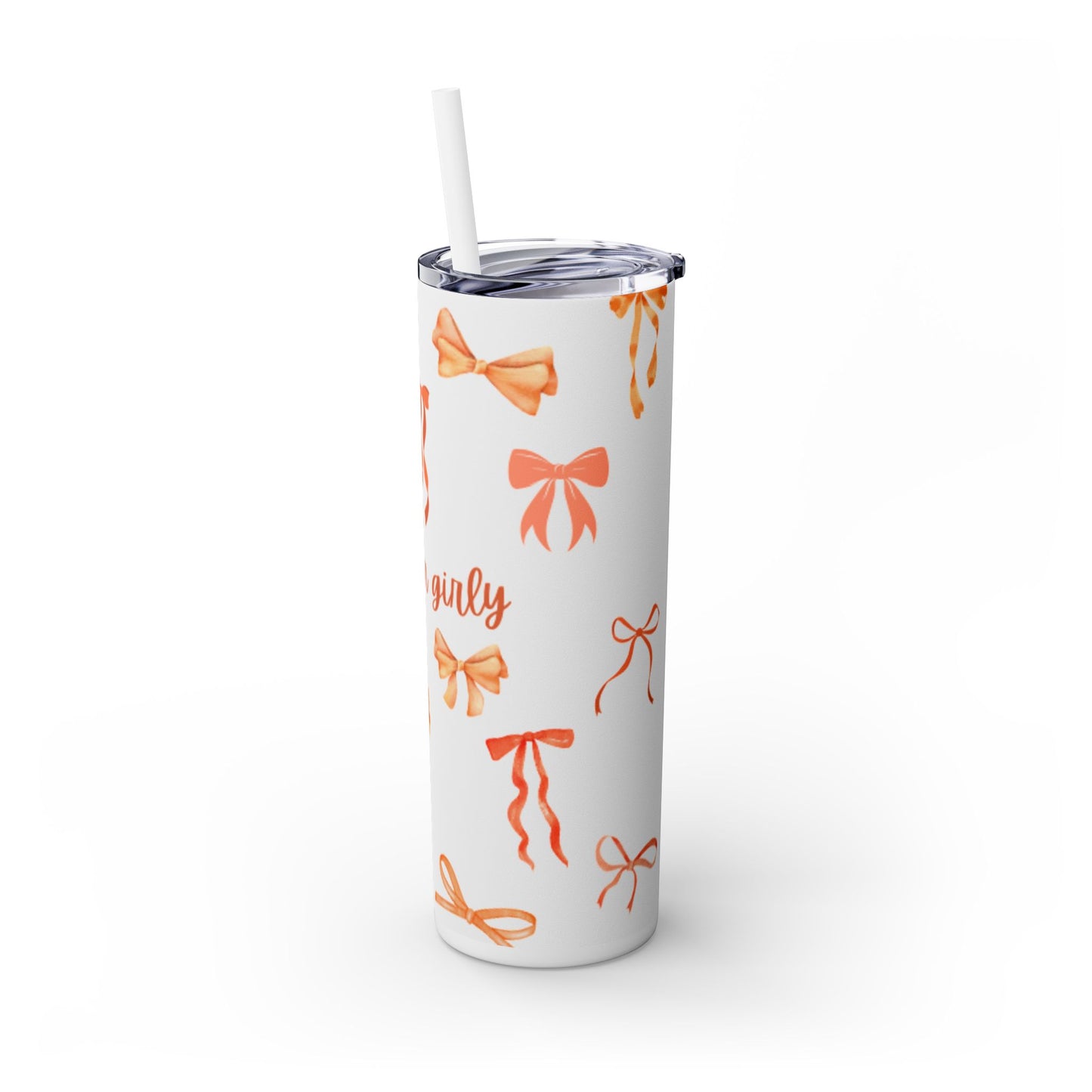 Charming Bow-Patterned Tumbler, Perfect Gift for Girly Girls, Birthday, Graduation, Summer, Drinkware, Cute Accessories, Fashionable [...]