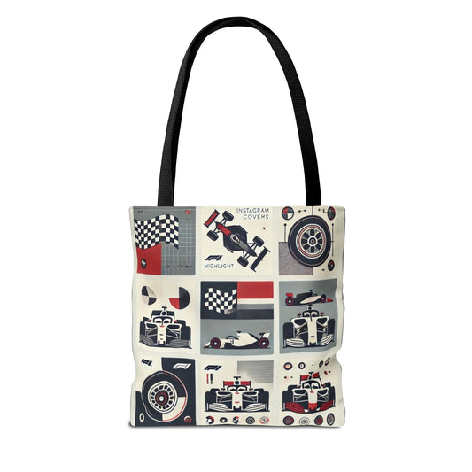 Racing Enthusiast Tote Bag - Perfect for Track Days, Gifts for Car Lovers, Casual Carryall, Auto Racing Events, Stylish Shopping Bag