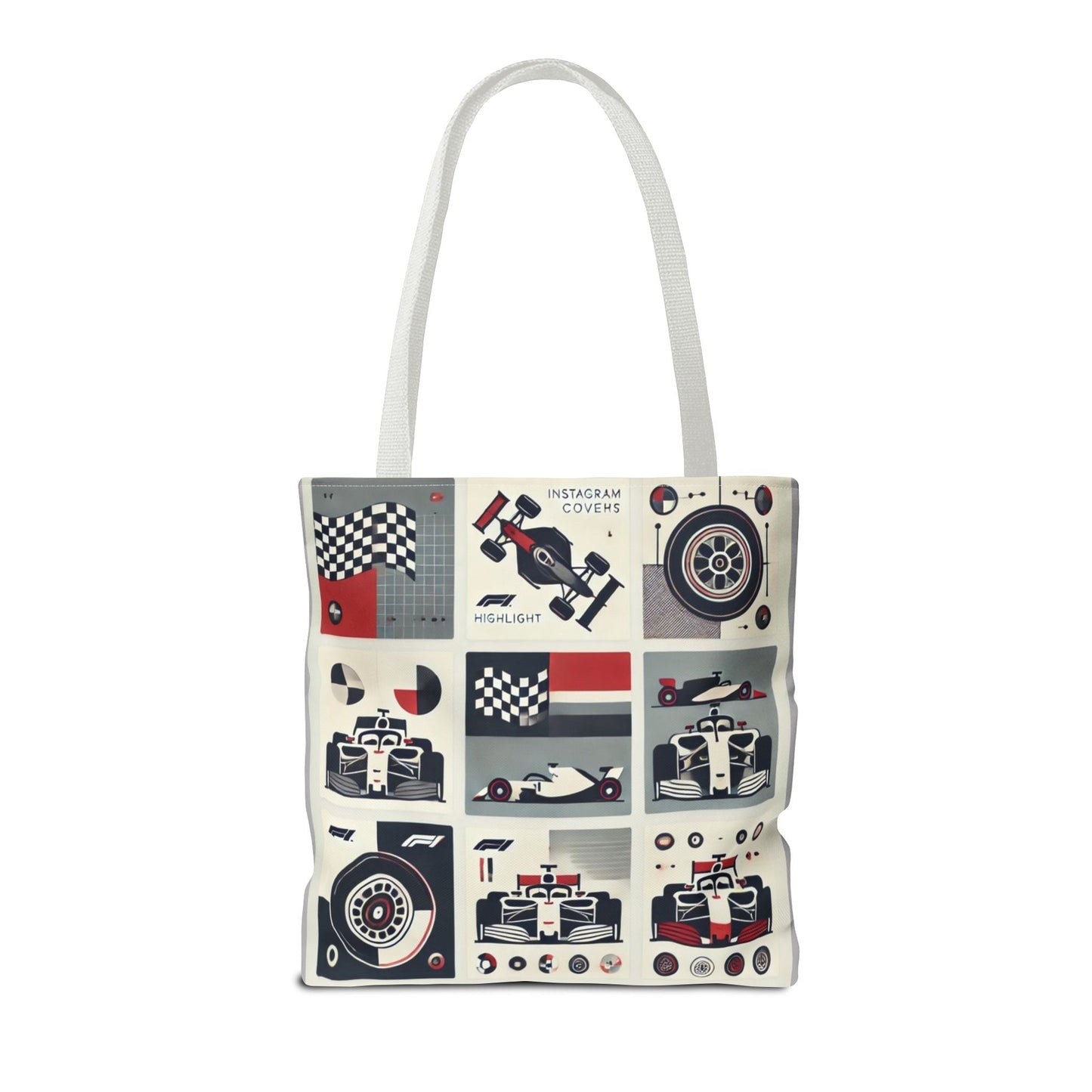 Racing Enthusiast Tote Bag - Perfect for Track Days, Gifts for Car Lovers, Casual Carryall, Auto Racing Events, Stylish Shopping Bag