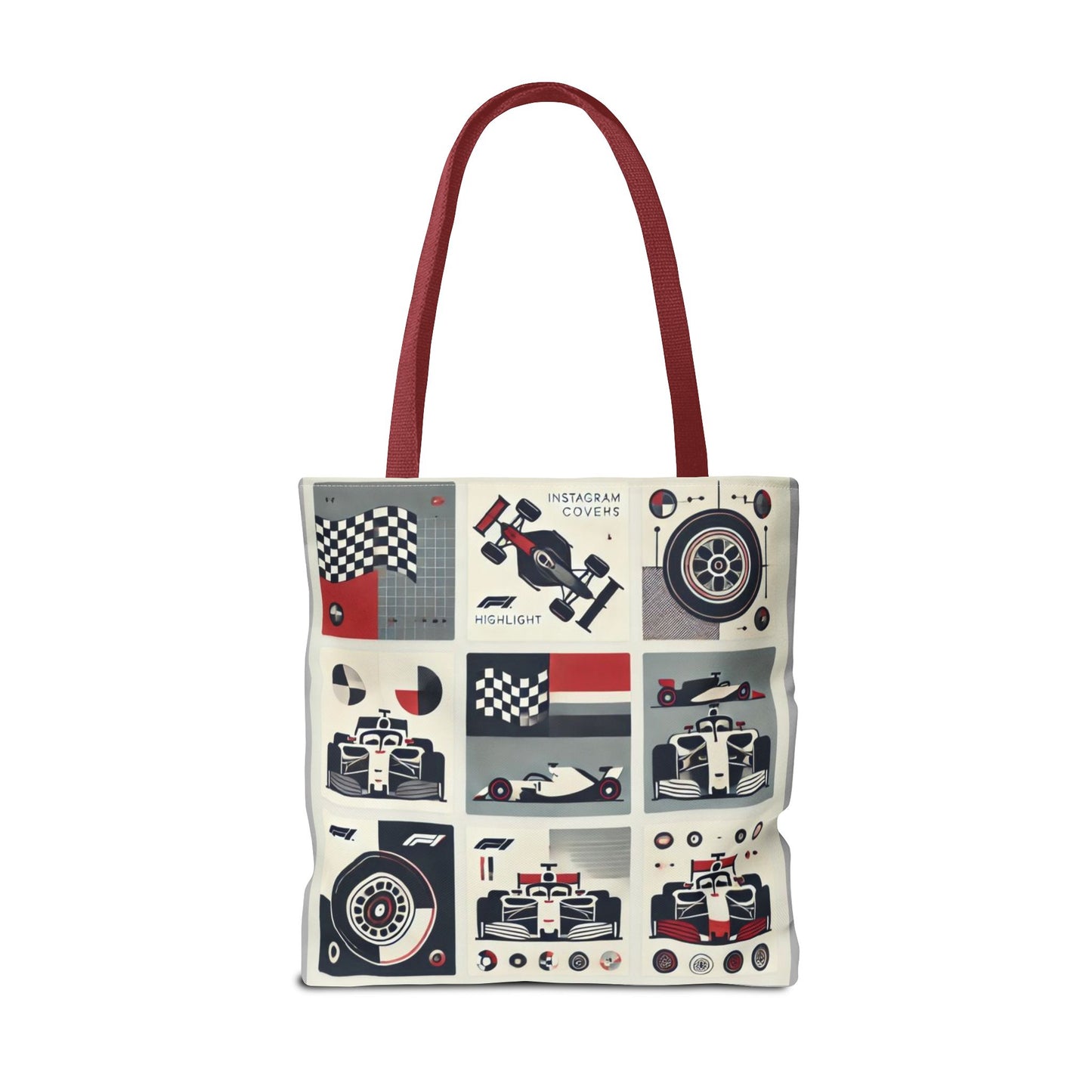 Racing Enthusiast Tote Bag - Perfect for Track Days, Gifts for Car Lovers, Casual Carryall, Auto Racing Events, Stylish Shopping Bag