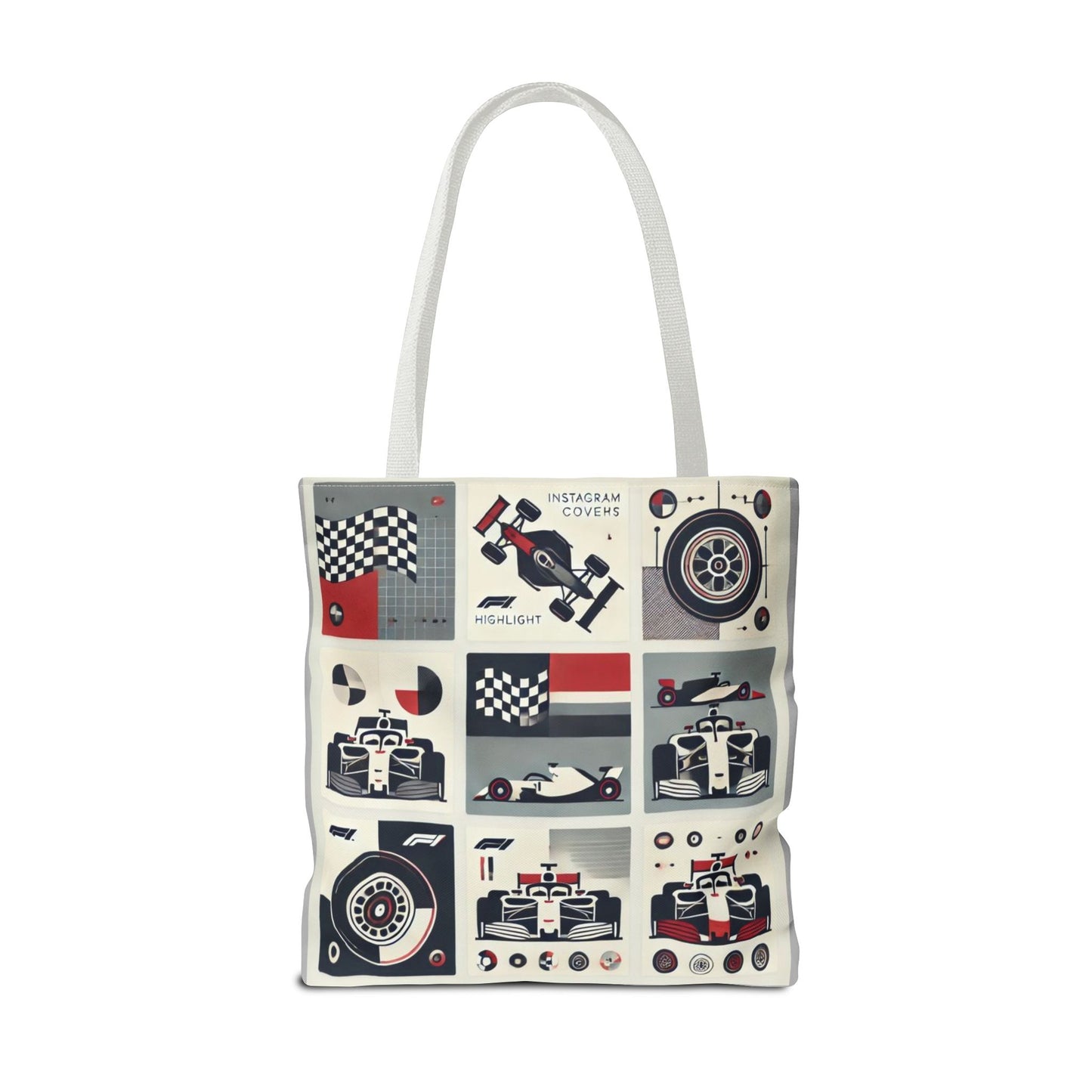 Racing Enthusiast Tote Bag - Perfect for Track Days, Gifts for Car Lovers, Casual Carryall, Auto Racing Events, Stylish Shopping Bag