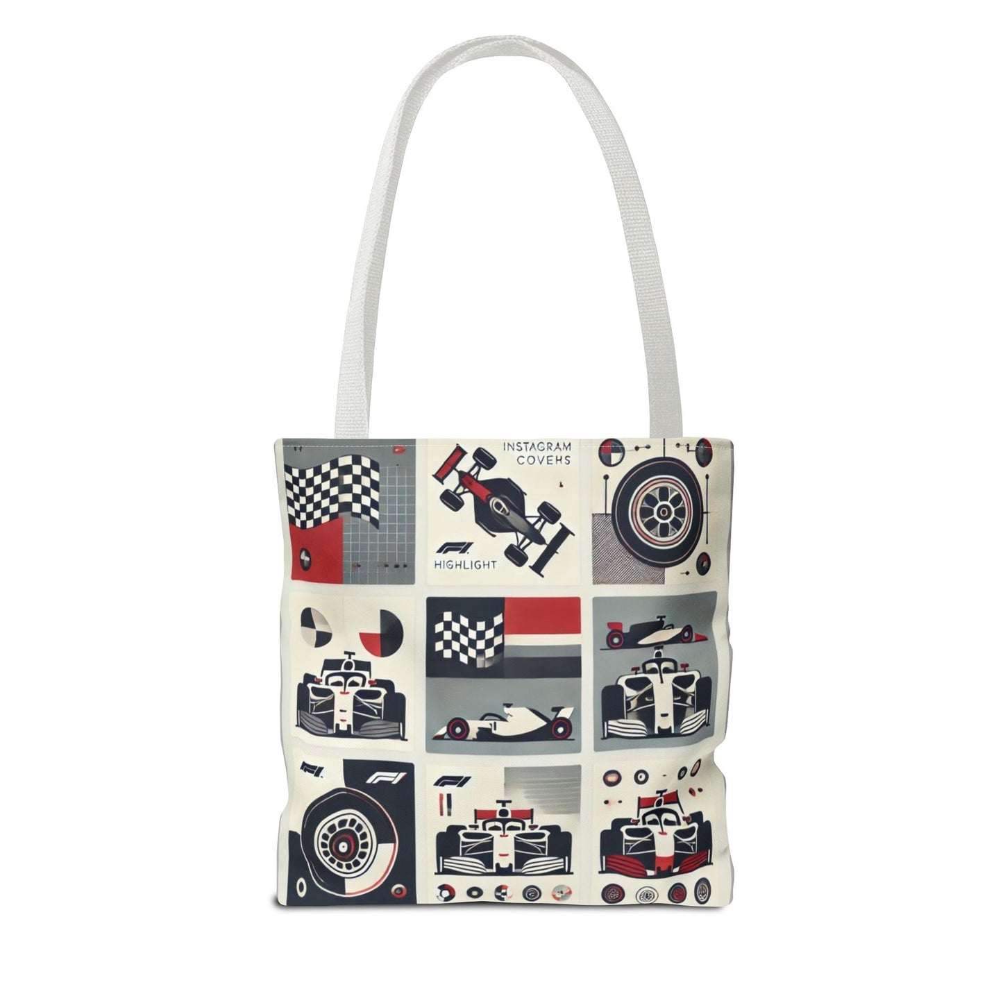 Racing Enthusiast Tote Bag - Perfect for Track Days, Gifts for Car Lovers, Casual Carryall, Auto Racing Events, Stylish Shopping Bag