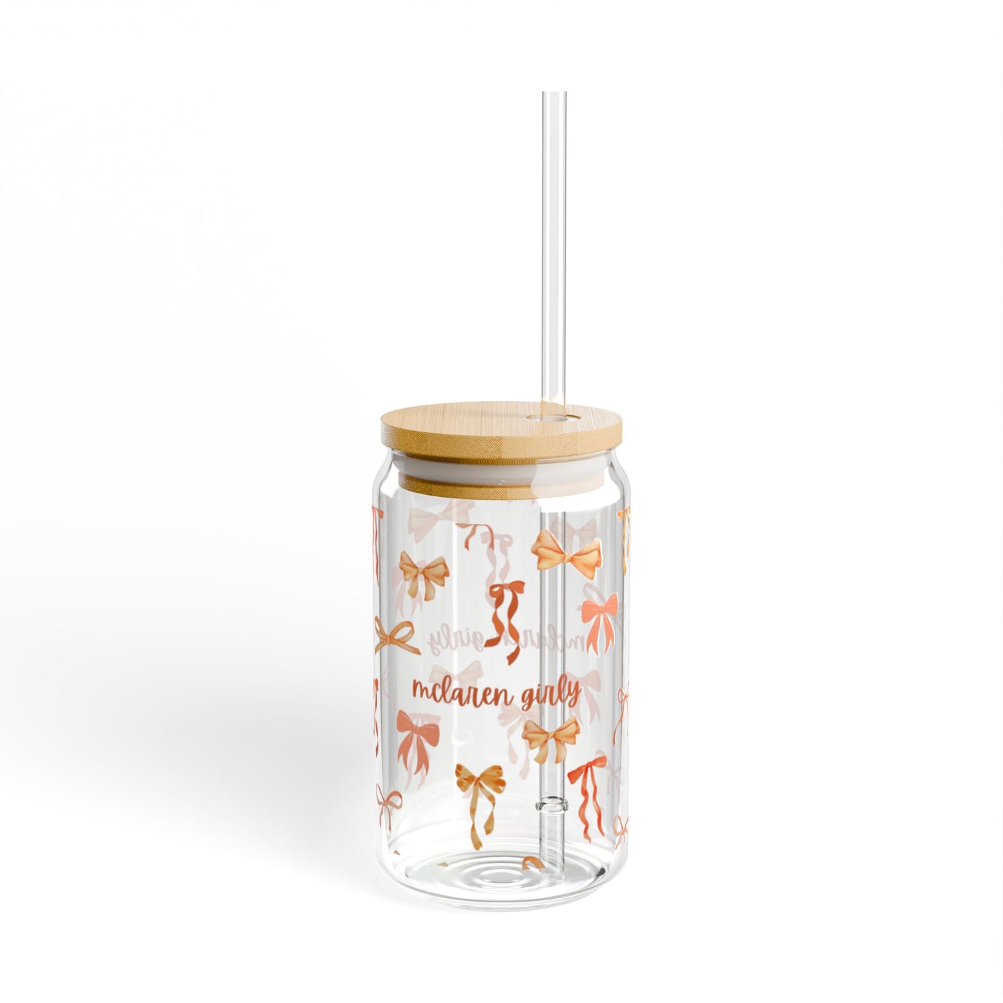 Cute Sipper Glass with Straws, Gift for Friends, Eco-Friendly Drinkware, Kitchen Decor, Party Favors, Reusable Beverage Container