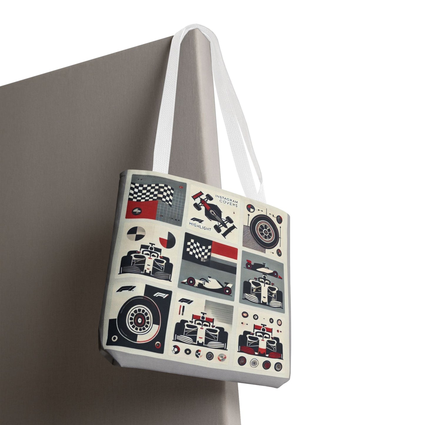 Racing Enthusiast Tote Bag - Perfect for Track Days, Gifts for Car Lovers, Casual Carryall, Auto Racing Events, Stylish Shopping Bag